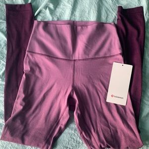 lululemon ombré purple align legging